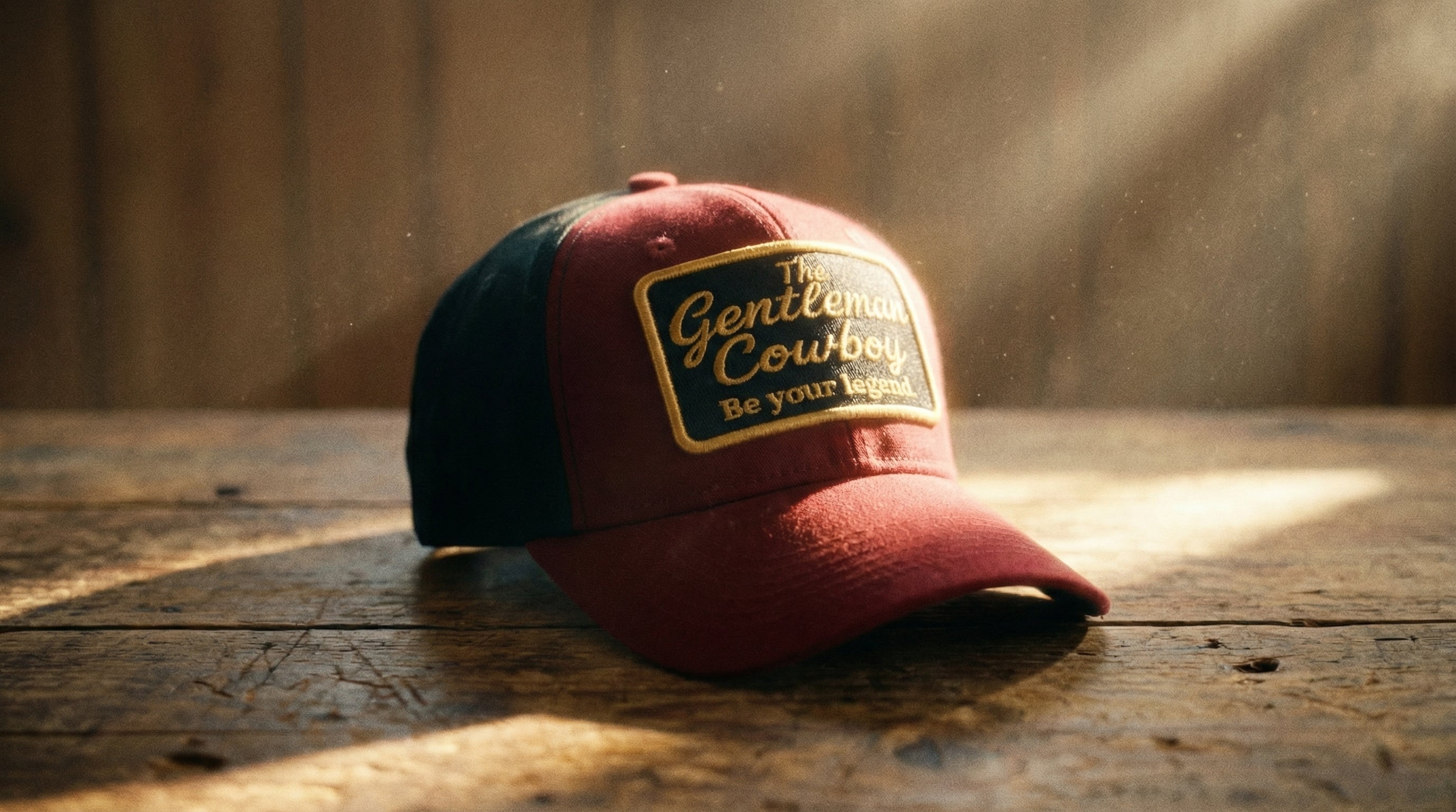 Ox Blood “Gambler” Baseball Cap (non-Distressed)