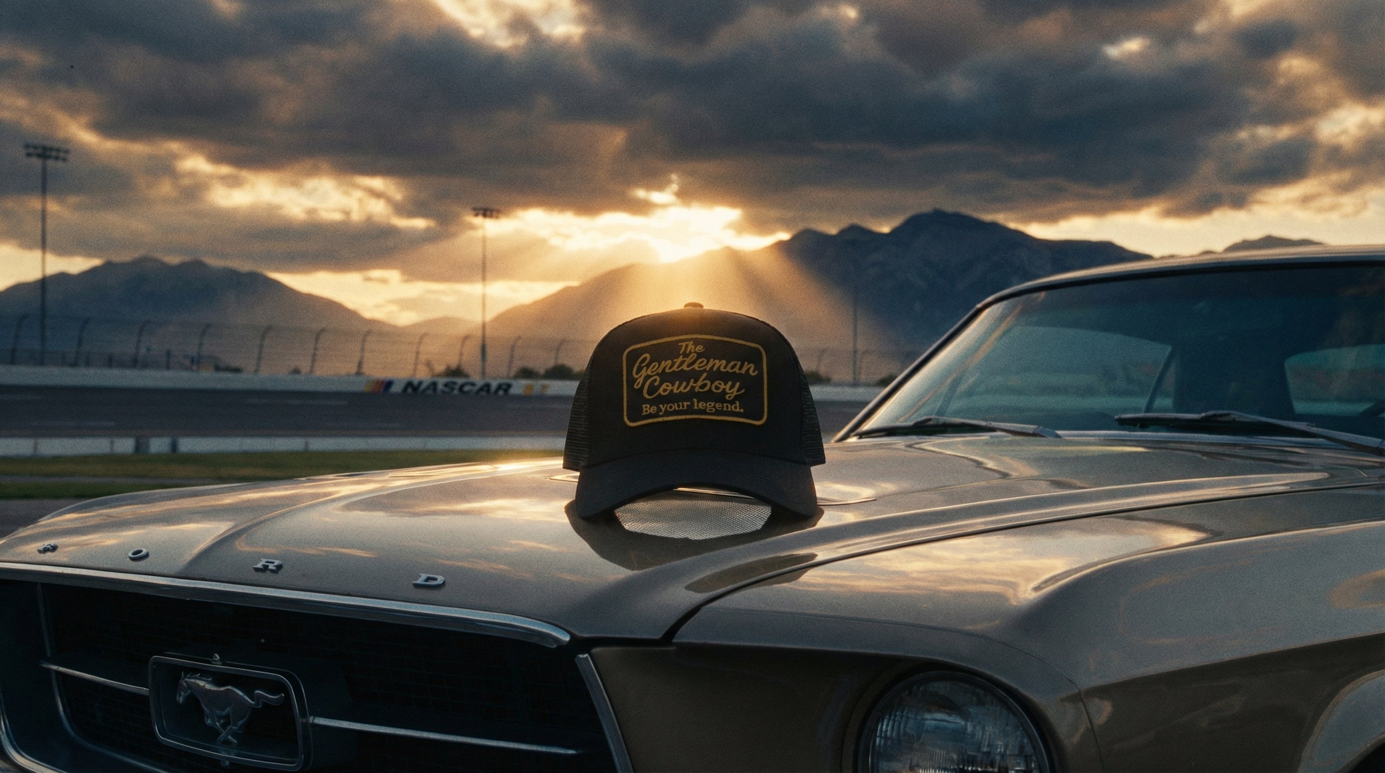 Black "Outlaw" Baseball cap (non-distressed)
