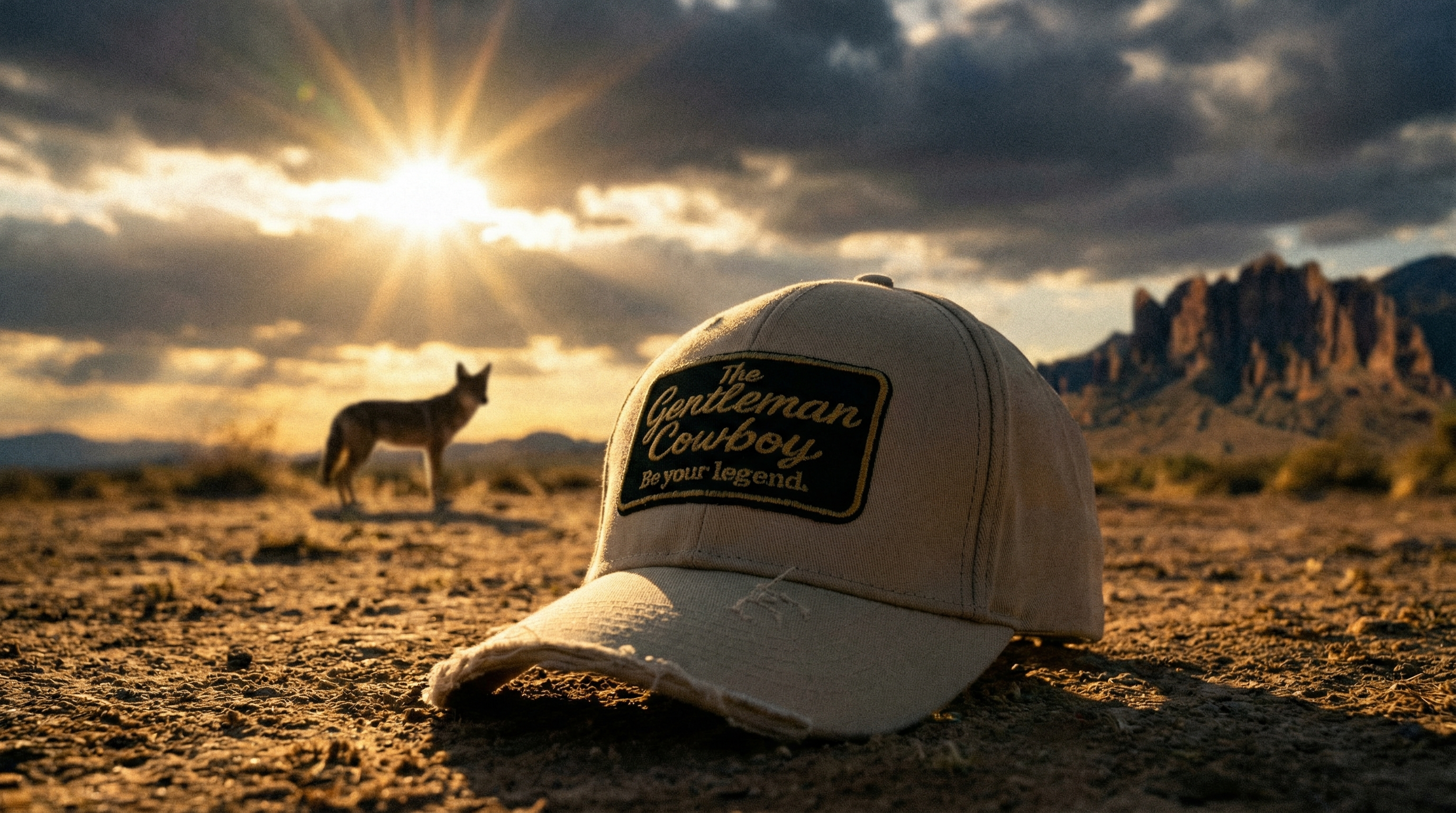 Sand "Rancher" Baseball cap (distressed)